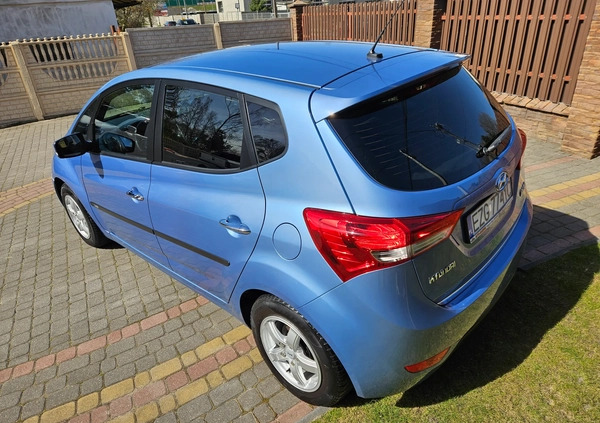 Hyundai ix20 cena 33400 przebieg: 148369, rok produkcji 2012 z Zgierz małe 106